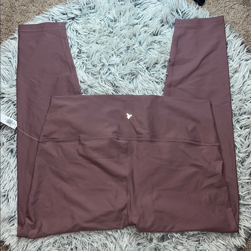 Old Navy Cropped High-Waisted Leggings - Mauve - Picture 2 of 2